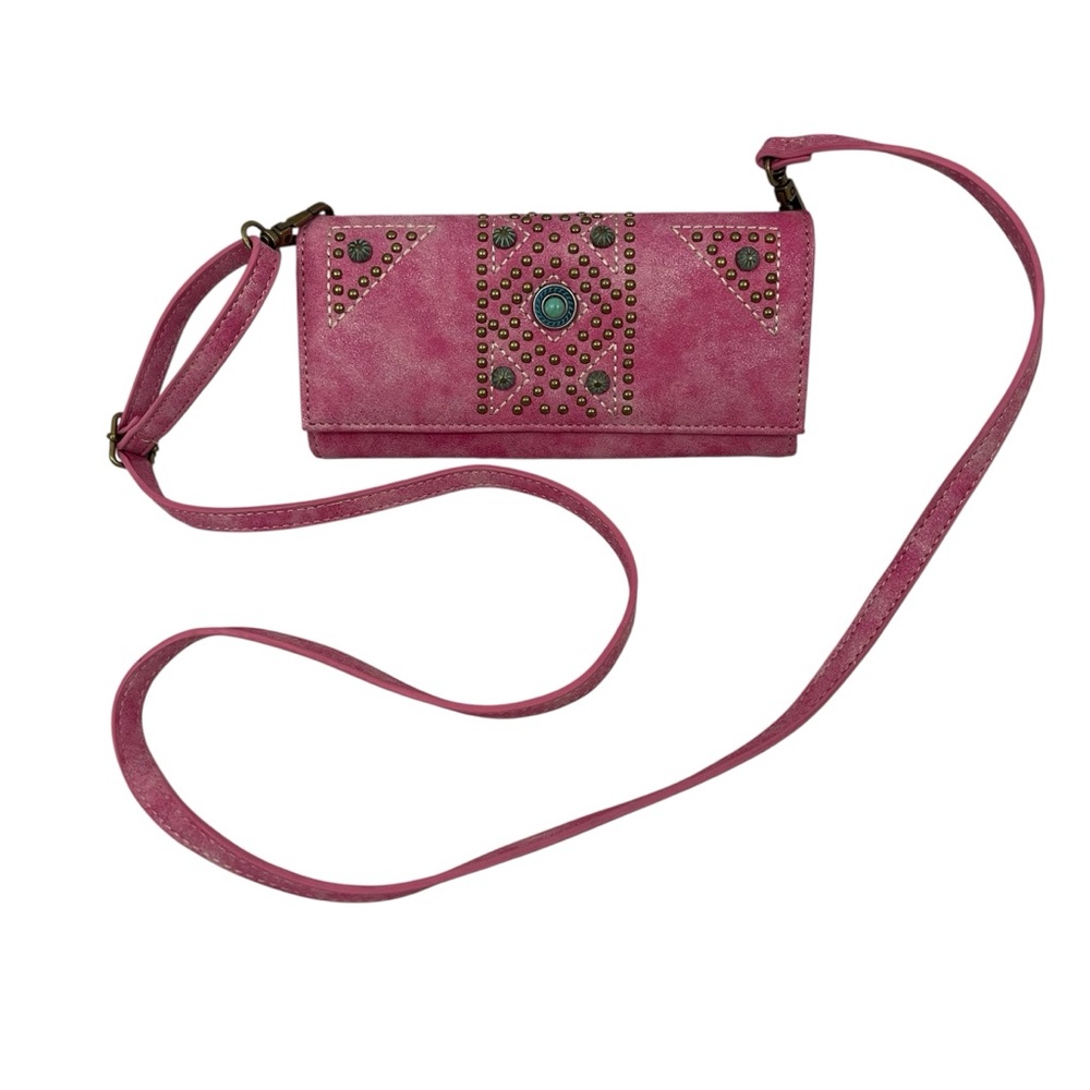Montana West Pink Boho Southwestern Crossbody Purse